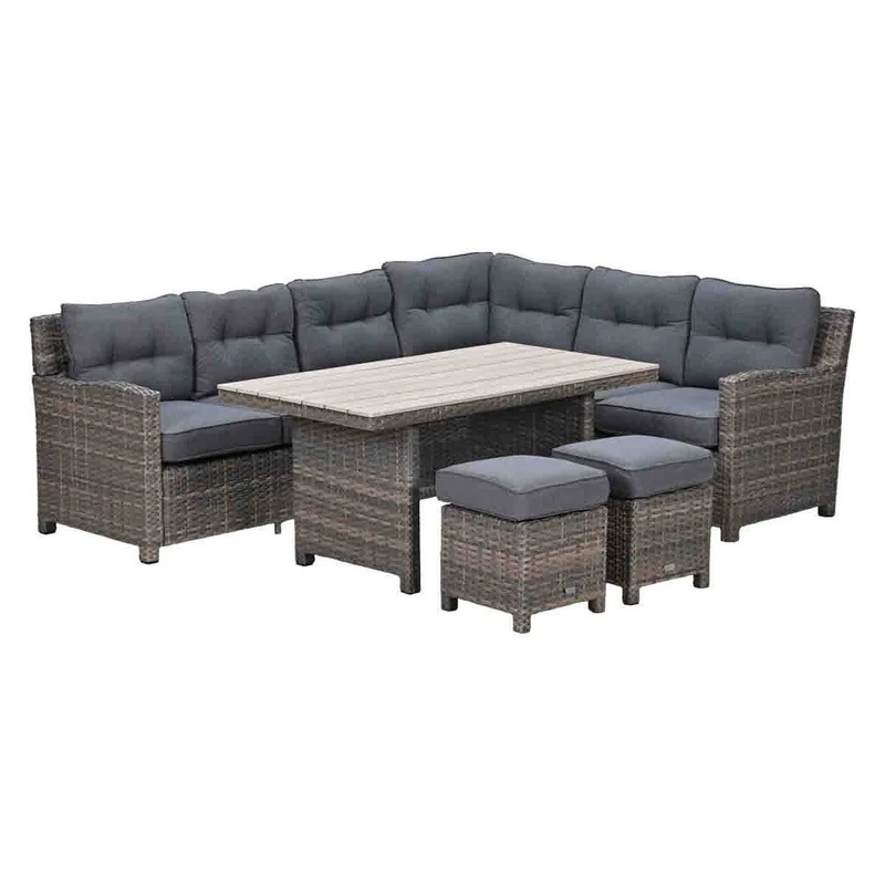 Garden Impressions Seagull lounge-diningset 5-delig rechts