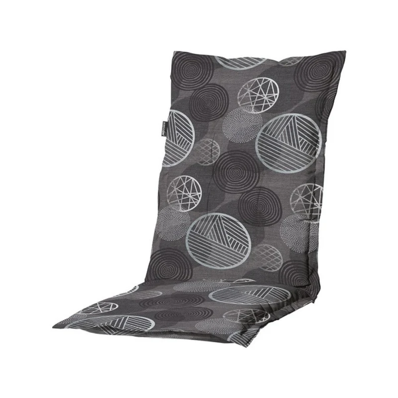 Madison stoelkussen lage rug Circle grey 105x50 cm