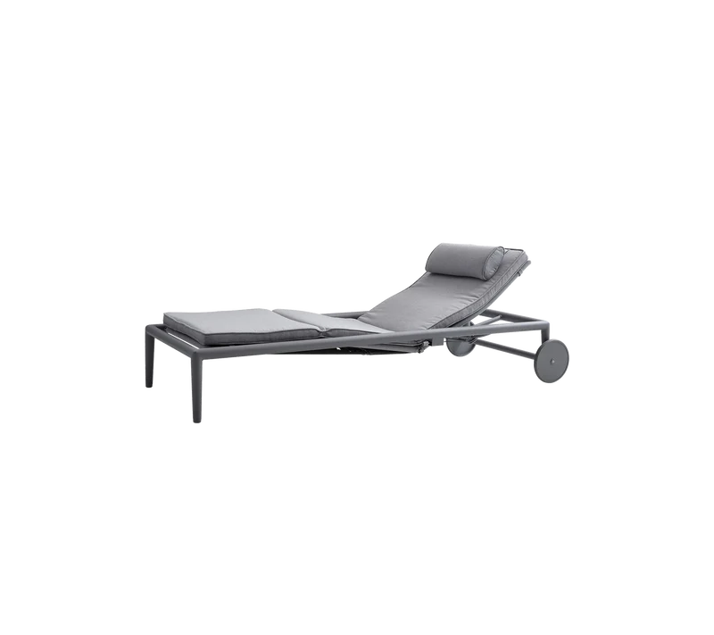 Conic sunbed w/gasspring