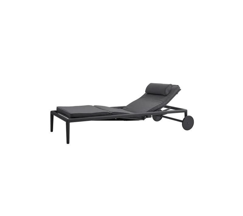 Conic sunbed w/gasspring
