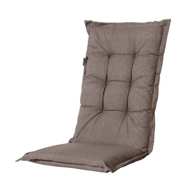 Madison stoelkussen hoge rug Outdoor Manchester taupe 123x50 cm