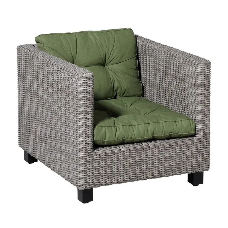 Madison Florance rugkussen Basic green 43x60 cm