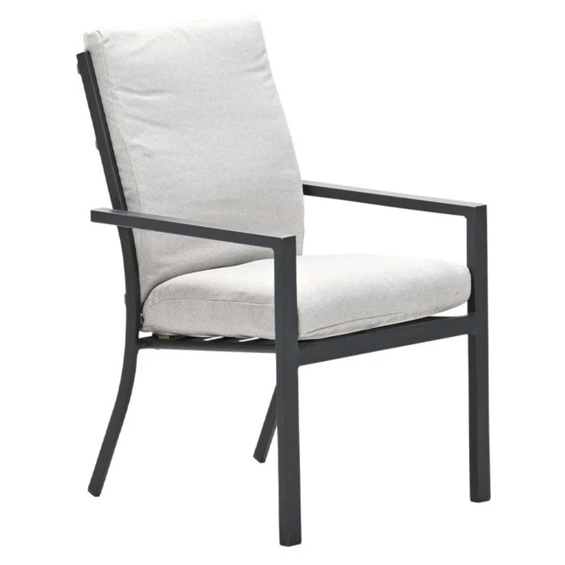Sergio tuinset 7-delig desert sand met Edison tuintafel ovaal 220x115 cm light teak vironwood