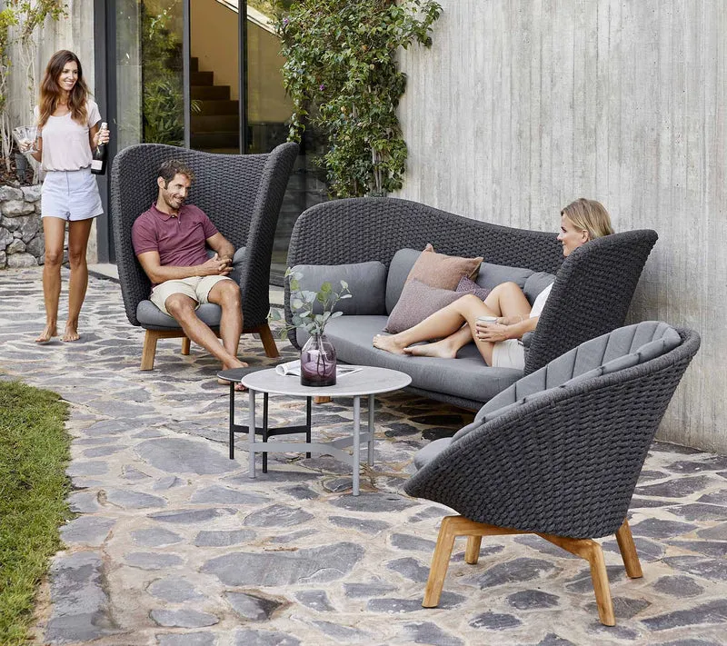 Peacock Wing highback chair