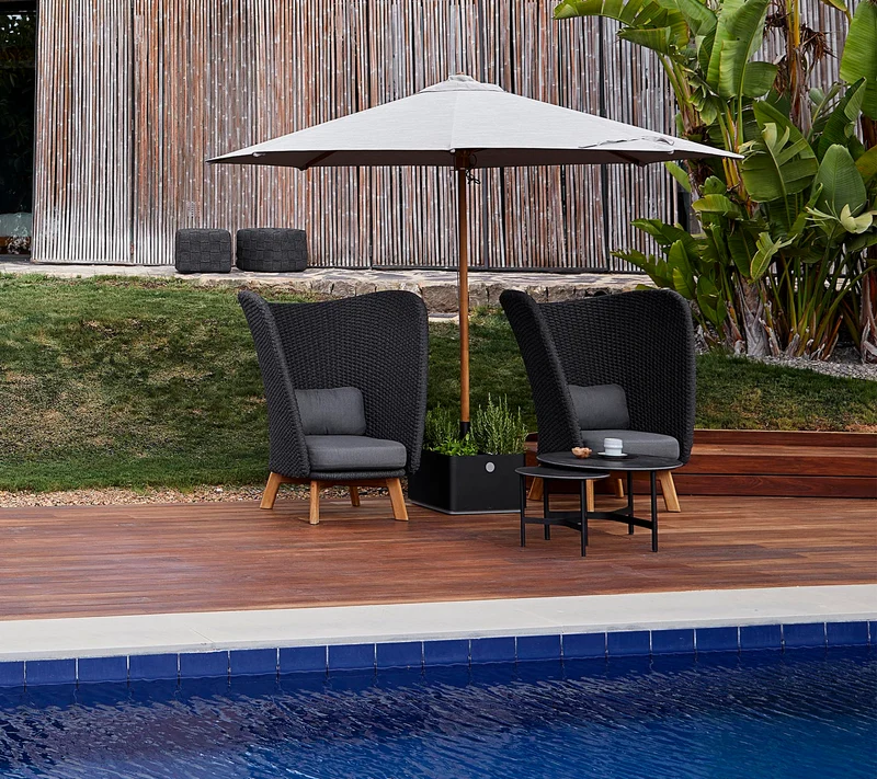 Peacock Wing highback chair