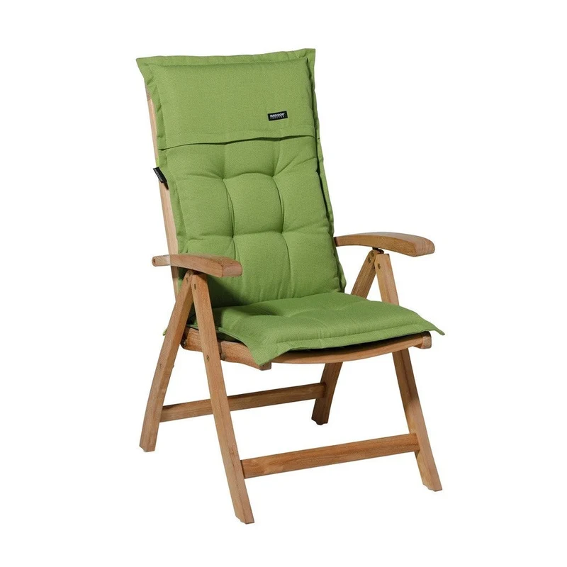 Madison stoelkussen hoge rug Rib lime 123x50 cm