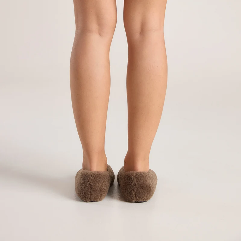 Allegra Ballet Flats - Mink