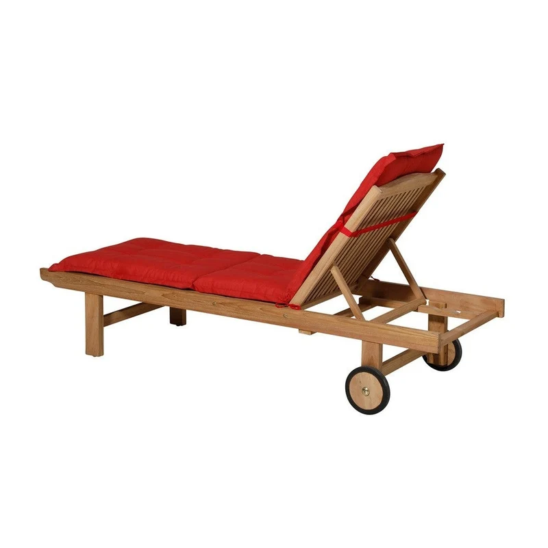 Madison ligbedkussen 200x65cm Basic red