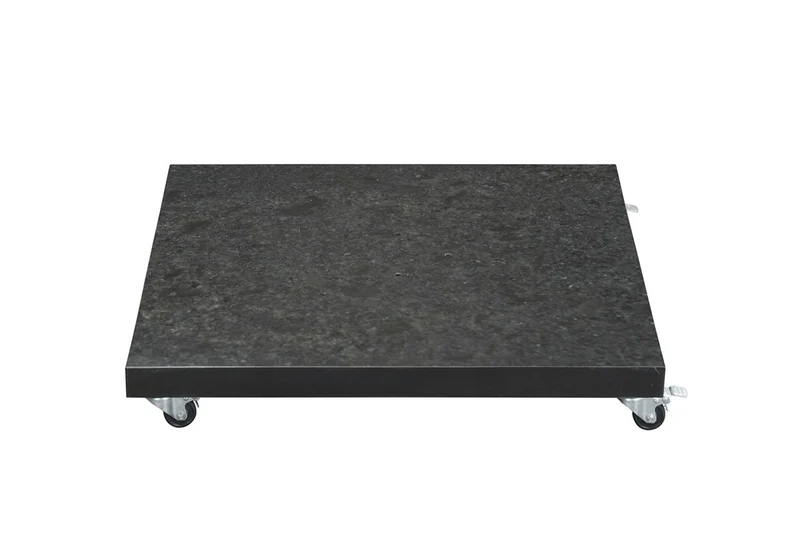 Special Hawaii granieten parasolvoet - 120 kg - royal antraciet - verrijdbaar