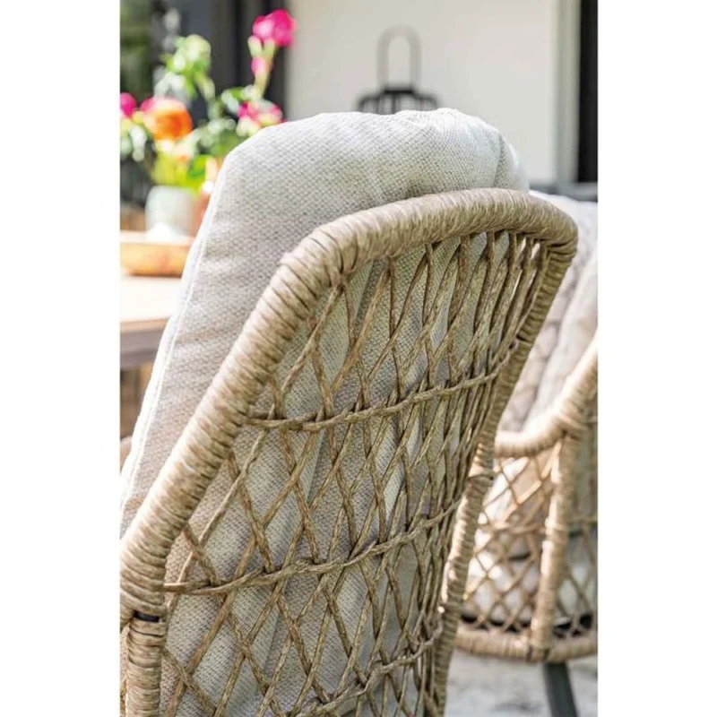 Allasio dining tuinstoel carbon black - Garden Impressions