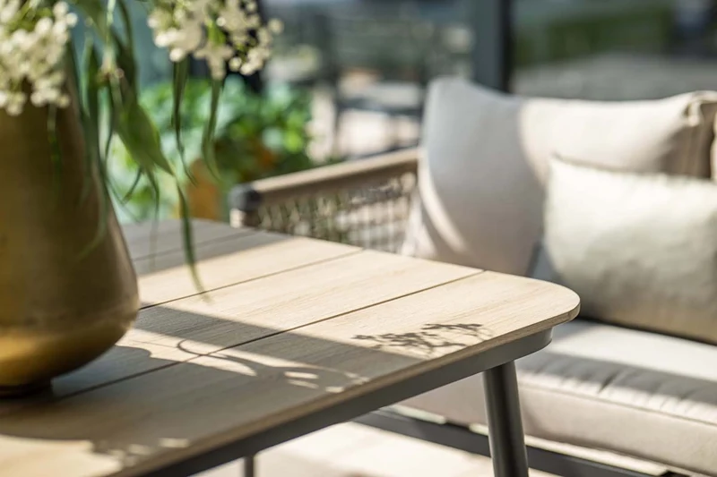 Hoekbank - lounge-diningset Teramon - taupe - Garden Impressions