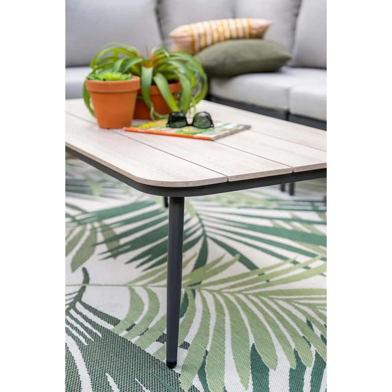 Garden Impressions lounge hoekbank Teramon - donkergrijs