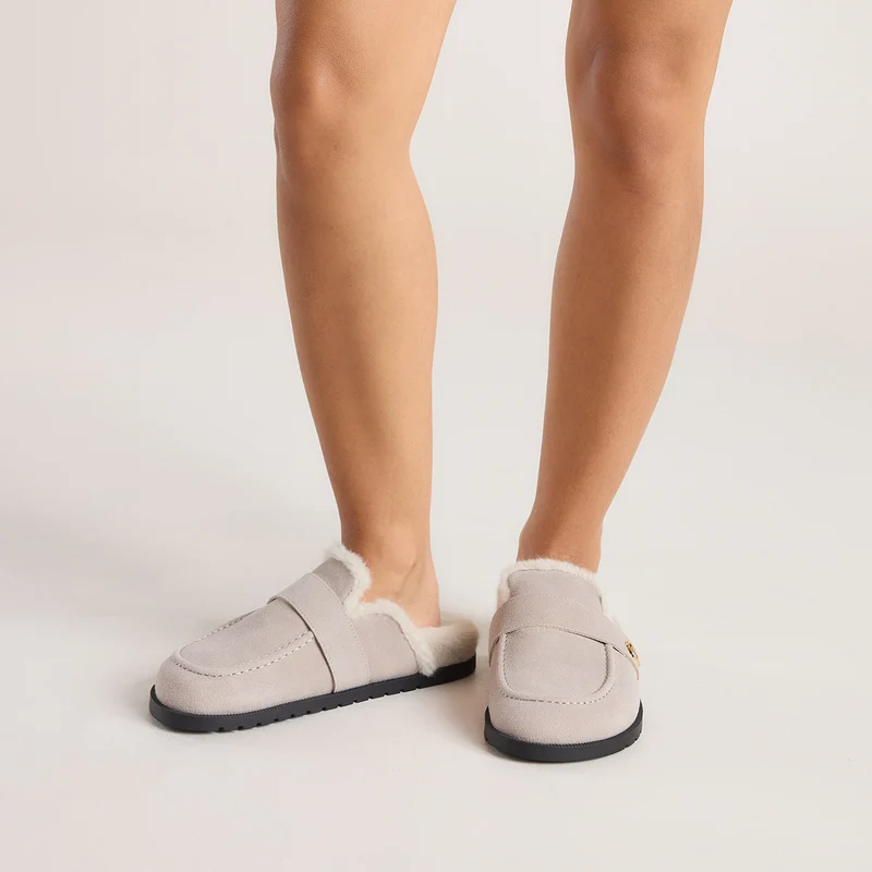 Amara Mules - Light Grey