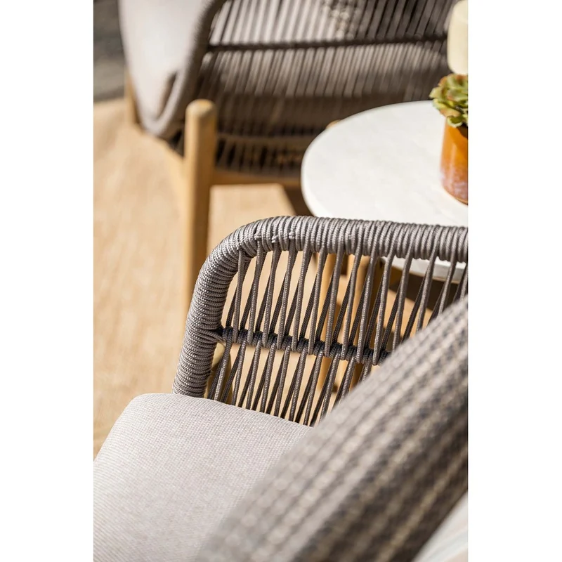 Garden Impressions Talara loungeset 3-delig acacia white wash taupe