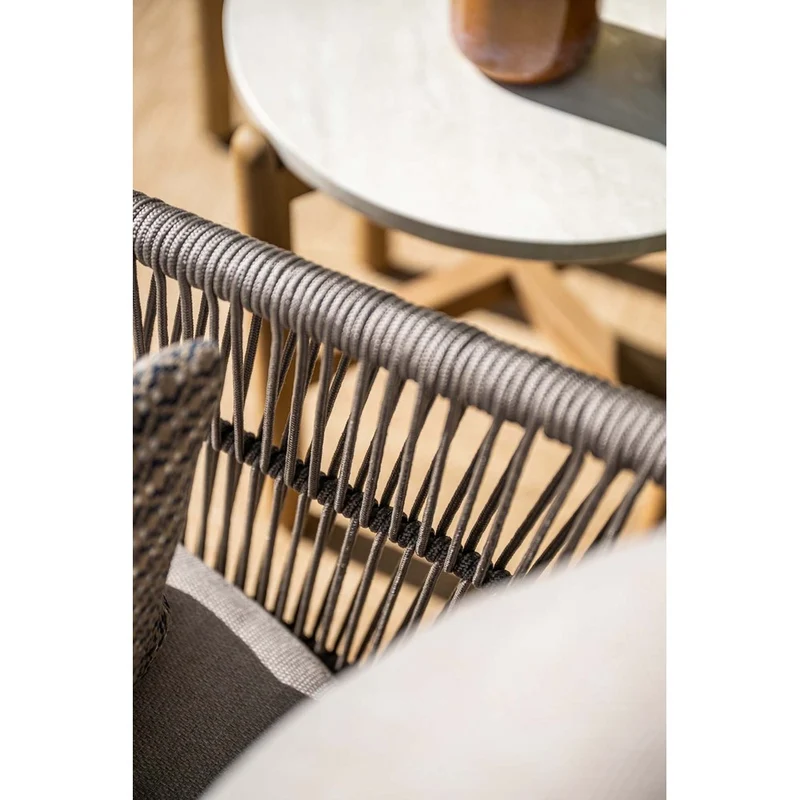 Garden Impressions Talara loungeset 3-delig acacia white wash taupe