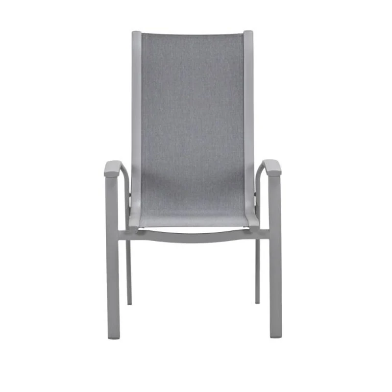 Kyoto tuinset 6-delig Taupe Stapelbaar - Edison ronde tuintafel 148 cm