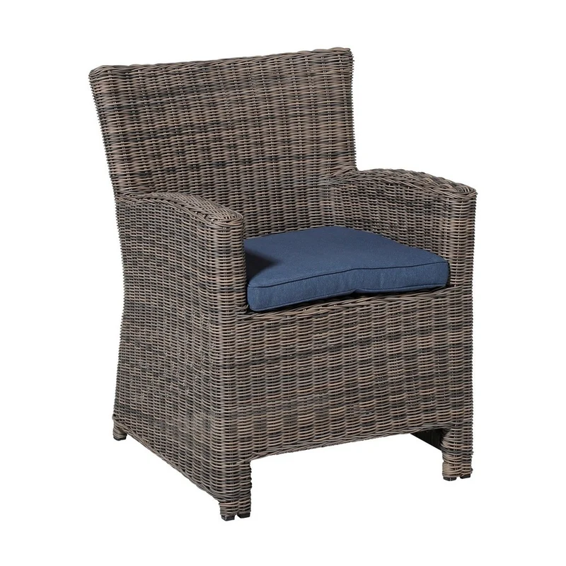 Madison wicker zitkussen square Panama safier blue 48x48 cm