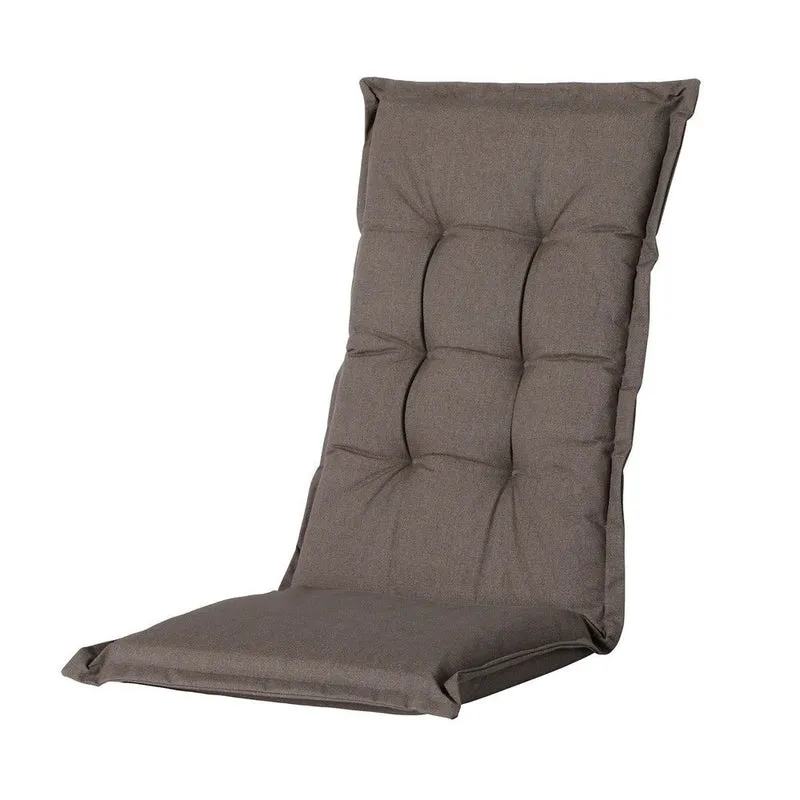 Madison stoelkussen hoge rug Outdoor Oxford taupe 123x50 cm