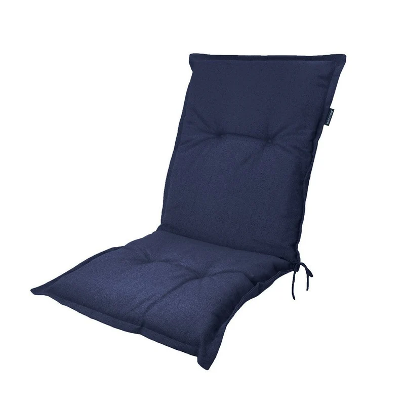 Madison stoelkussen lage rug Panama indigo 105x50 cm