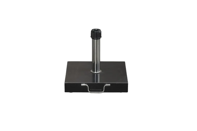 Cosmo granieten parasolvoet - 60 kg - zwart gepolijst