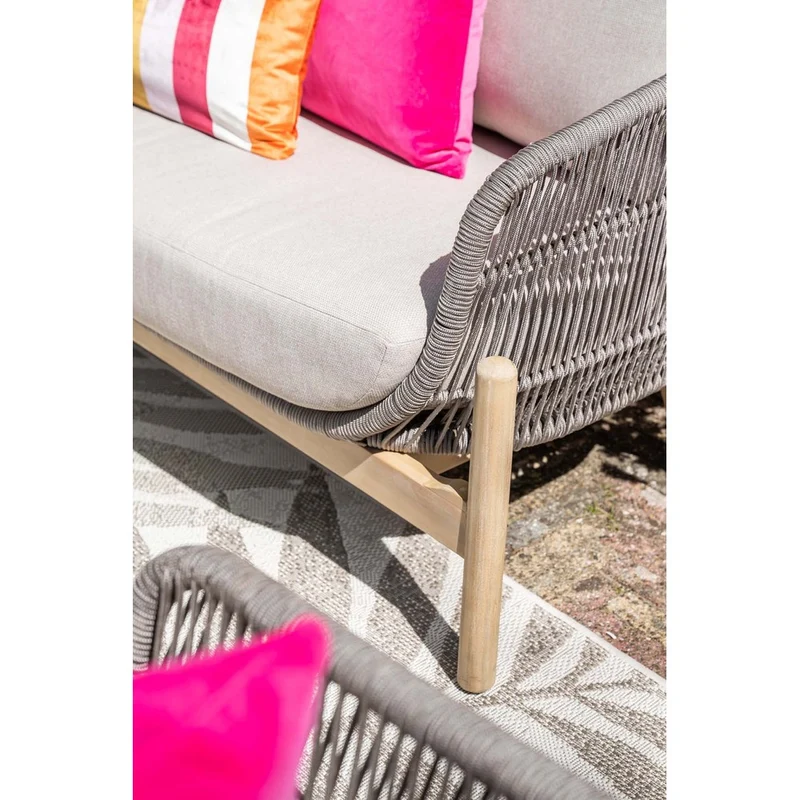 Garden Impressions Talara loungeset 5-delig acacia white wash taupe