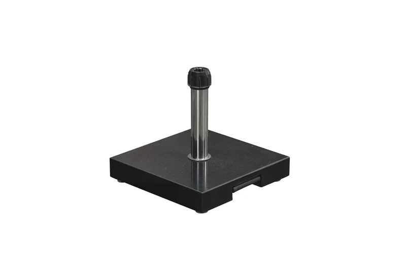 Einstein granieten parasolvoet - 40 kg - zwart gepolijst