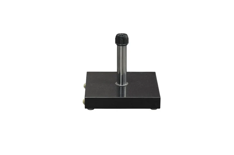 Einstein granieten parasolvoet - 40 kg - zwart gepolijst