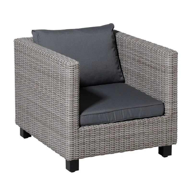 Madison lounge zitkussen Rib grey 60x60 cm