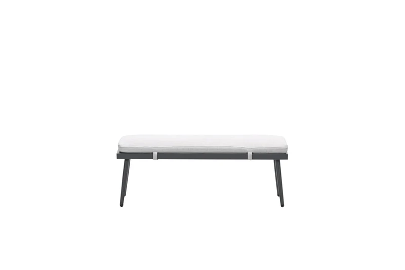 Sportbank voor Barcelona - carbon black - valley sand