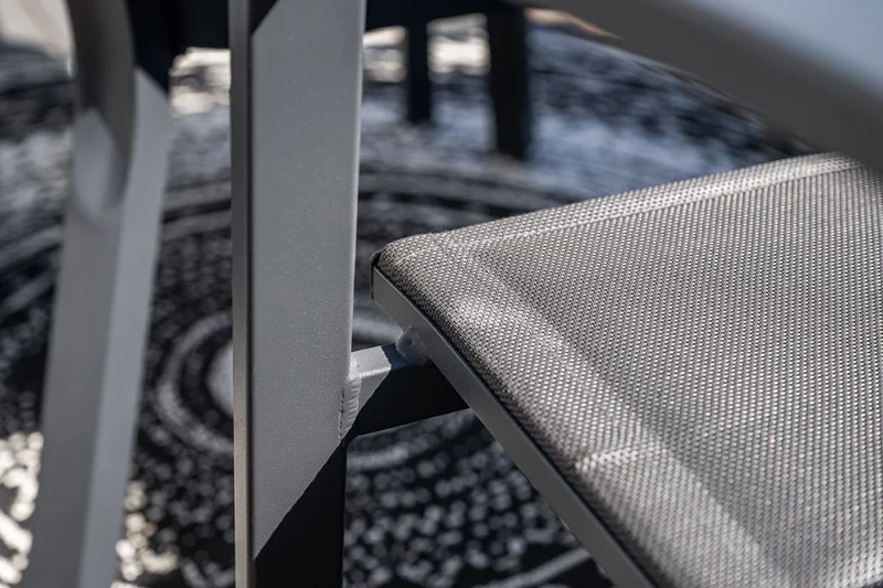 Cosmo dining fauteuil - rope natural - gevuld textileen