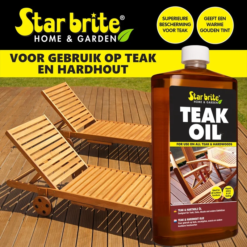 Star brite Teak & Hardhout Olie 1 liter