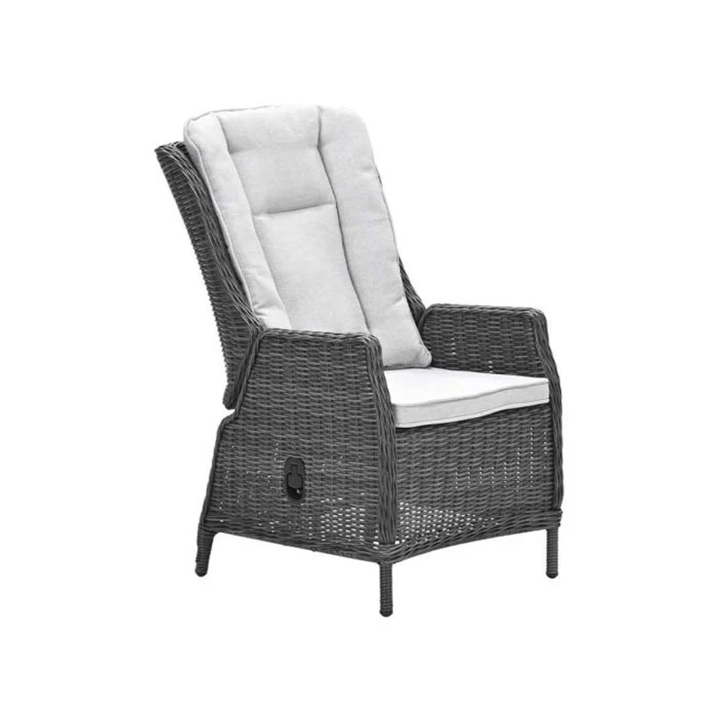 Osborne verstelbare tuinset 7-delig Earl Grey met Scotland tafel Napoli Grey 230x115 cm