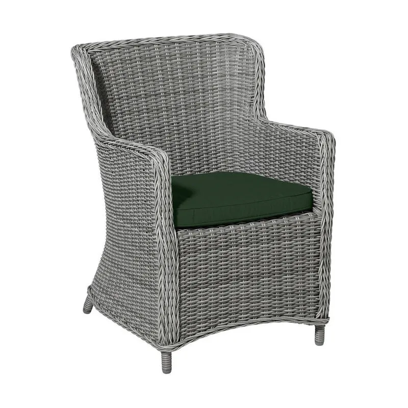 Madison wicker universeel zitkussen Green canvas eco+ 48x48 cm