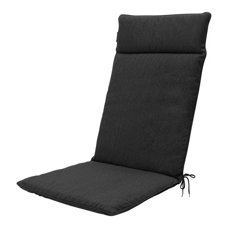 Madison universeel kussen hoge rug Black canvas eco+ 120x50 cm