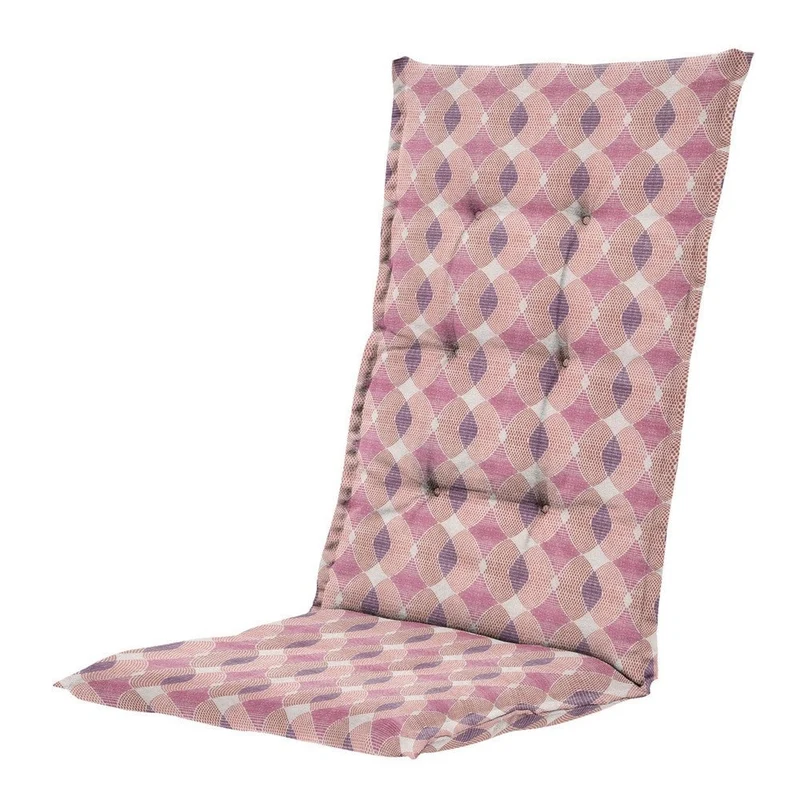 Madison stoelkussen hoge rug Rae purple 123x50 cm