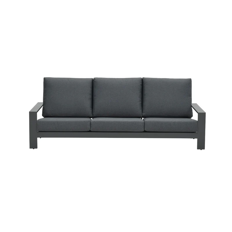 Lincoln 3-zitsbank - carbon black - reflex black