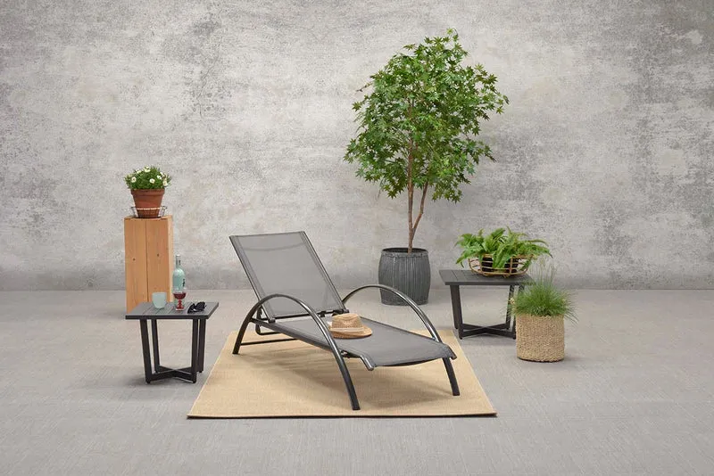 Limone ligbed - carbon black - antraciet