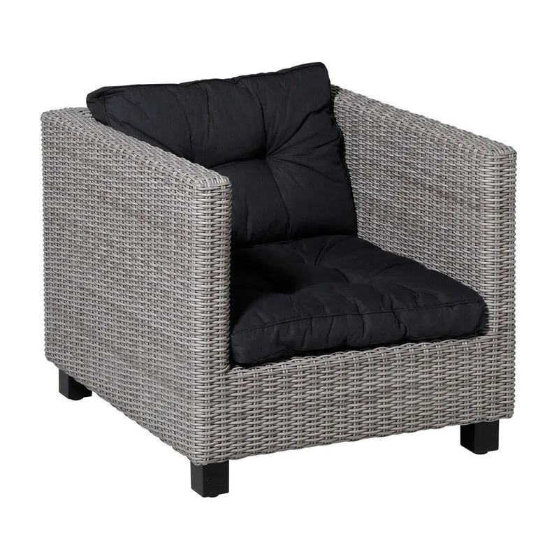 Madison Florance rugkussen Basic black 43x73 cm