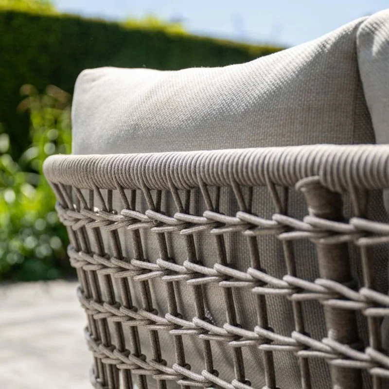 Garden Impressions Aversa lounge fauteuil taupe rope grijs zand valley sand