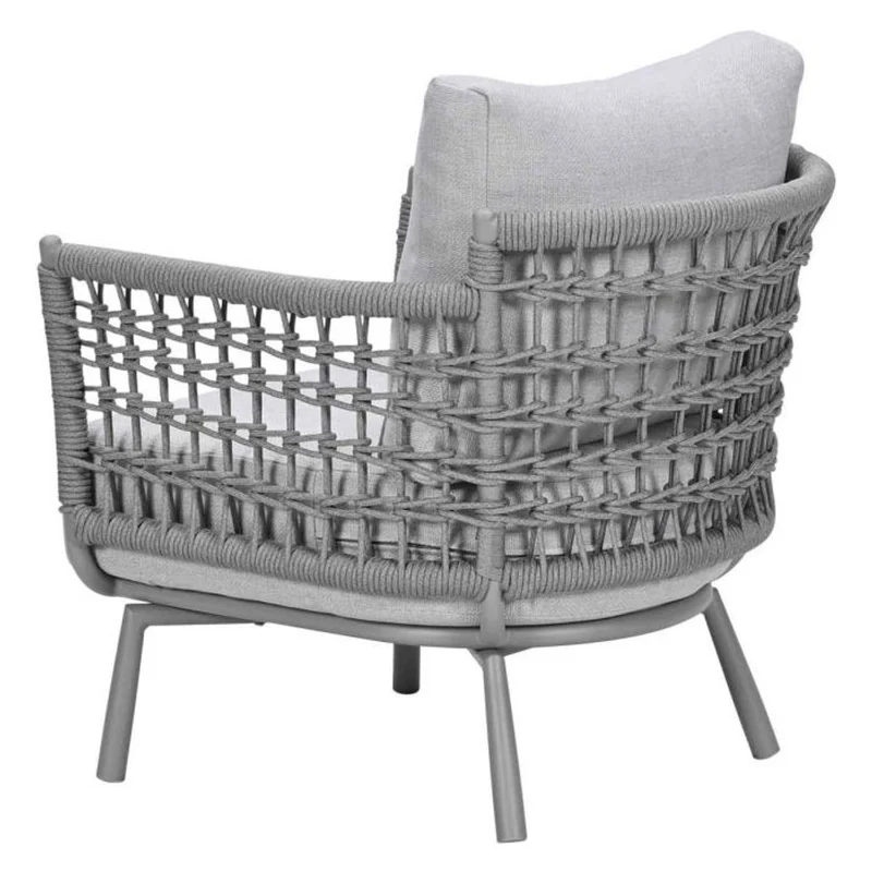 Garden Impressions Aversa lounge fauteuil taupe rope grijs zand valley sand