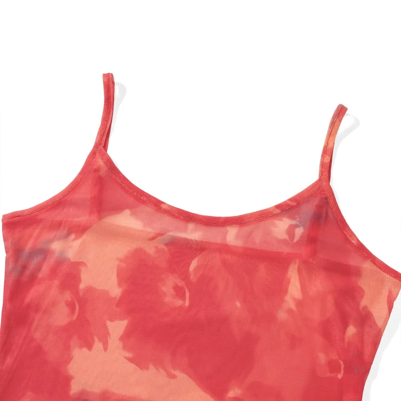 Damen Blumen Maxikleid Sommer Ärmelloses Strandkleid