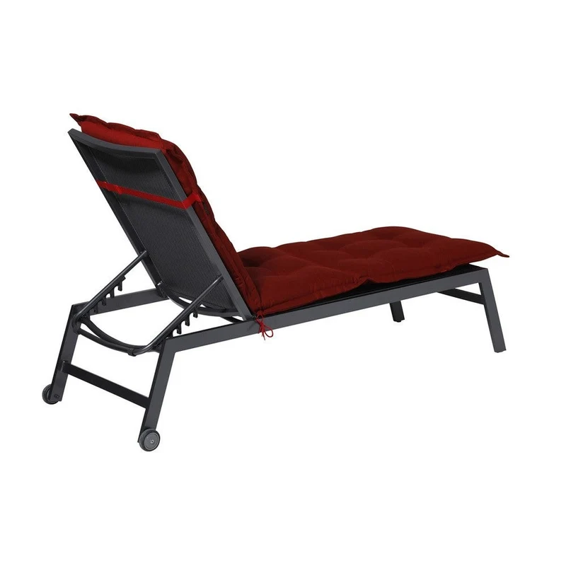 Madison ligbedkussen 200x65cm Rib red