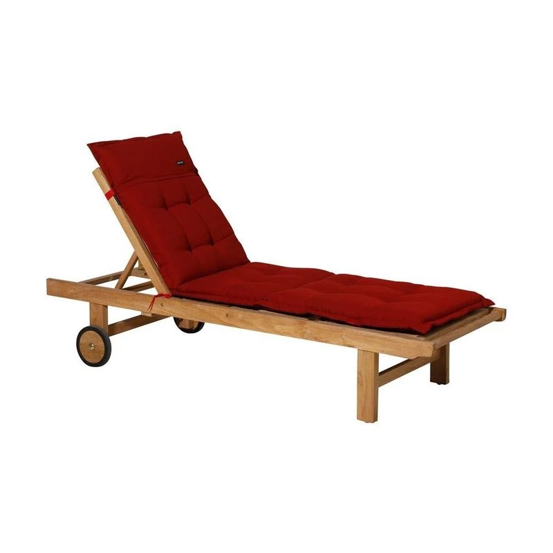 Madison ligbedkussen 200x65cm Rib red