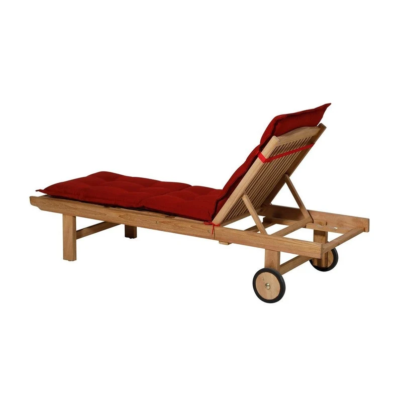 Madison ligbedkussen 200x65cm Rib red