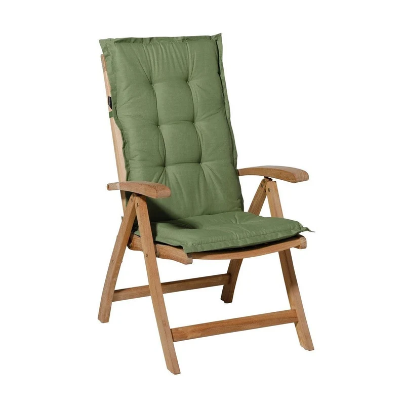 Madison stoelkussen lage rug Basic green 105x50 cm