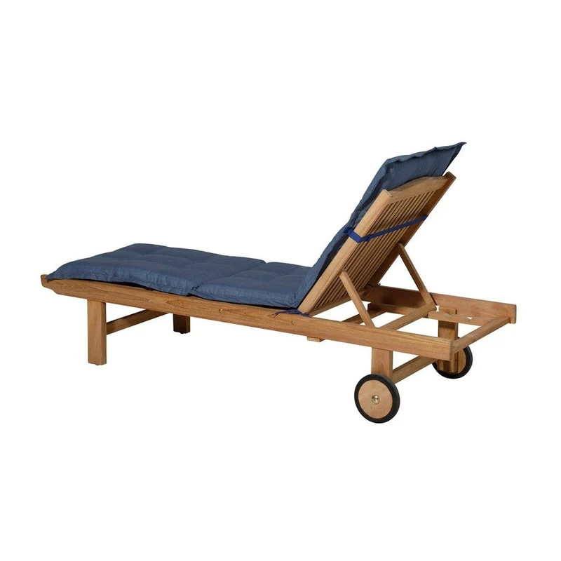 Madison ligbedkussen 200x65cm Basic kobalt