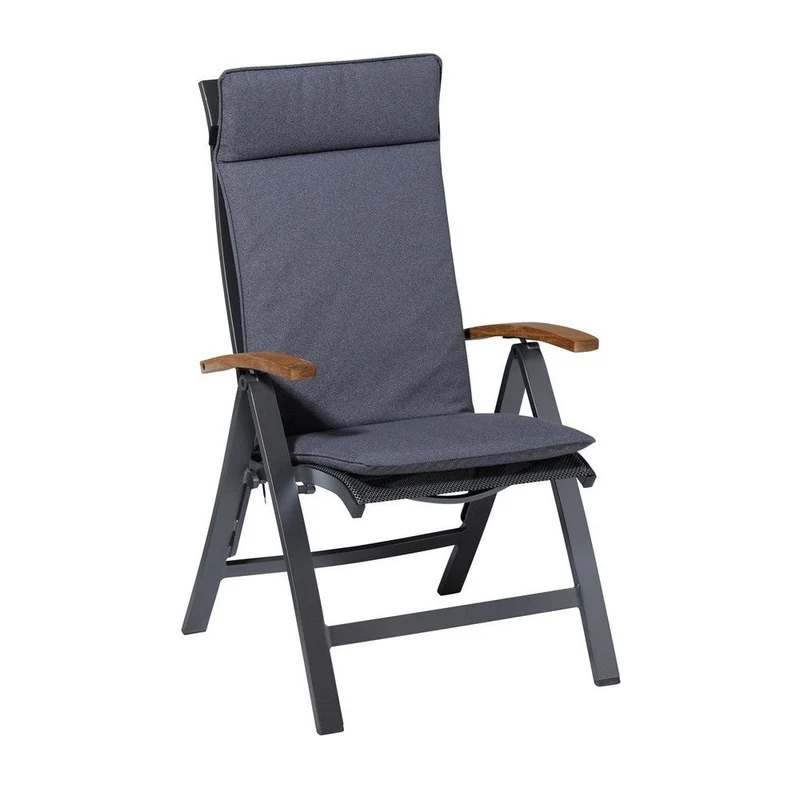 Madison universeel kussen hoge rug Outd Manchester denim grey 120x50 cm