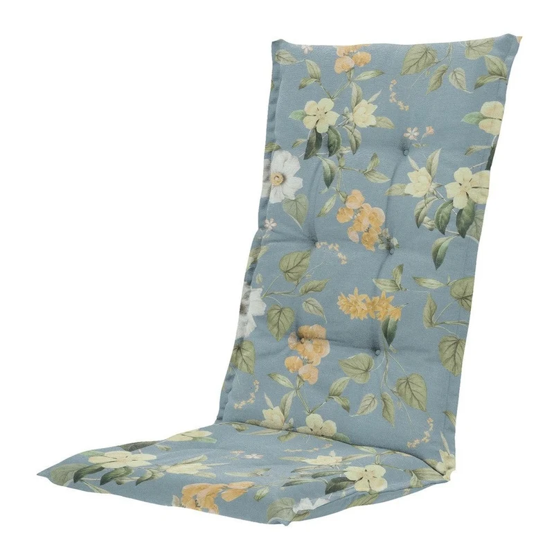 Madison stoelkussen hoge rug Outdoor+ Julliete azure 123x50 cm