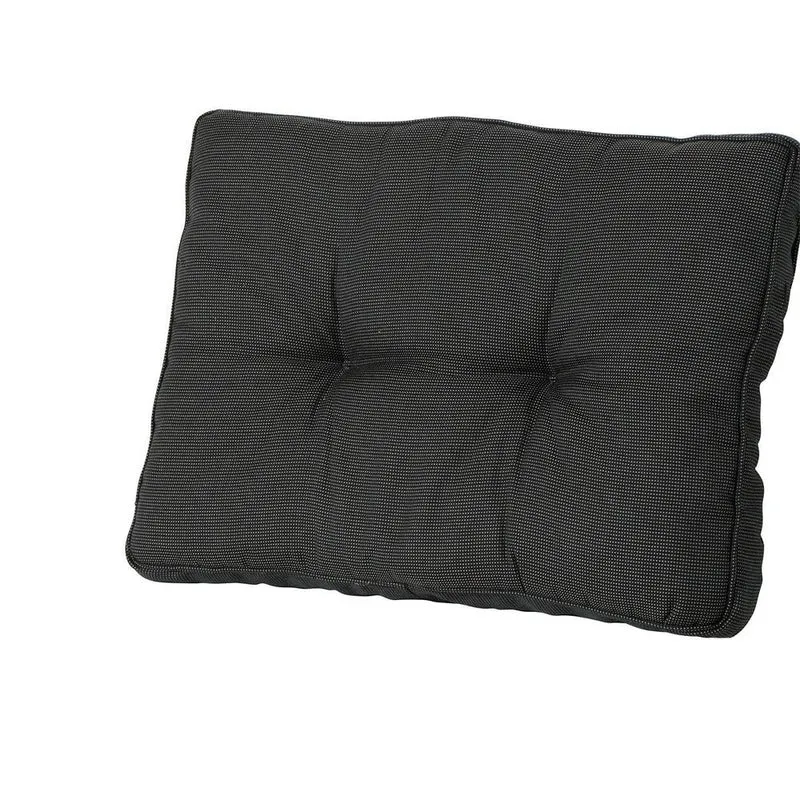 Madison Florance zitkussen Rib black 73x73 cm