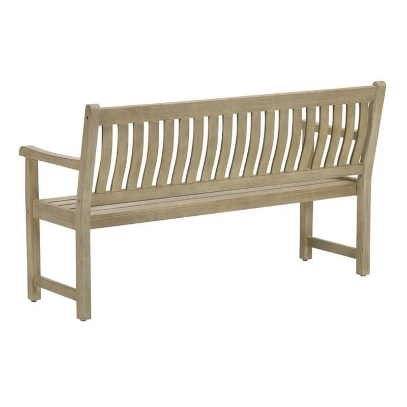 Paco houten tuinbank 150cm - eucalyptus white wash